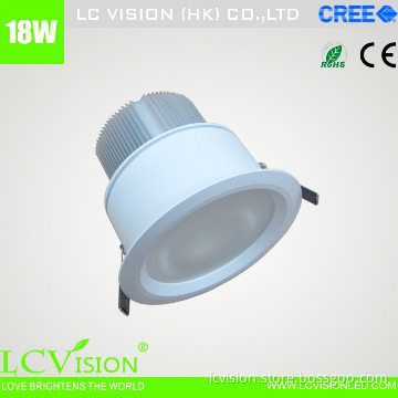 LED Lighting / 18W CREE LED Down light / Fixed / 750lm IP44